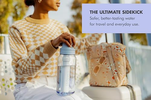 BPA-Free Water Filter Bottle for Travel and Everyday Use