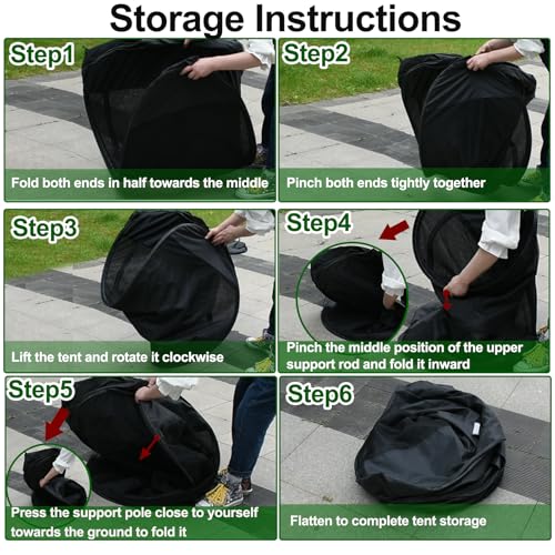 One-Person Pop-Up Chair Mosquito Net Tent with Carry Bag