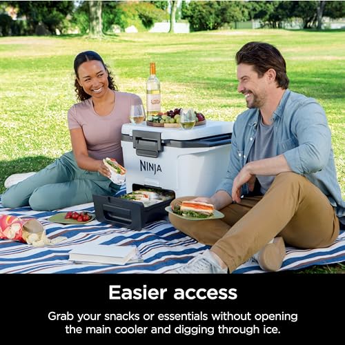 30-Quart Hard Cooler with Integrated Dry Storage Drawer