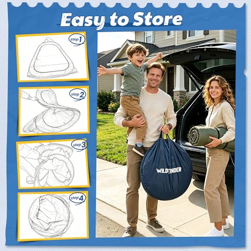 10 x 10 Pop-Up Screen House Tent for 4–6 People
