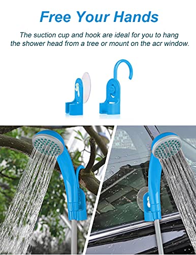 Rechargeable Portable Camping Shower with LED Display