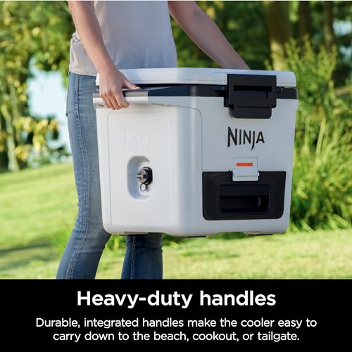 30-Quart Hard Cooler with Integrated Dry Storage Drawer