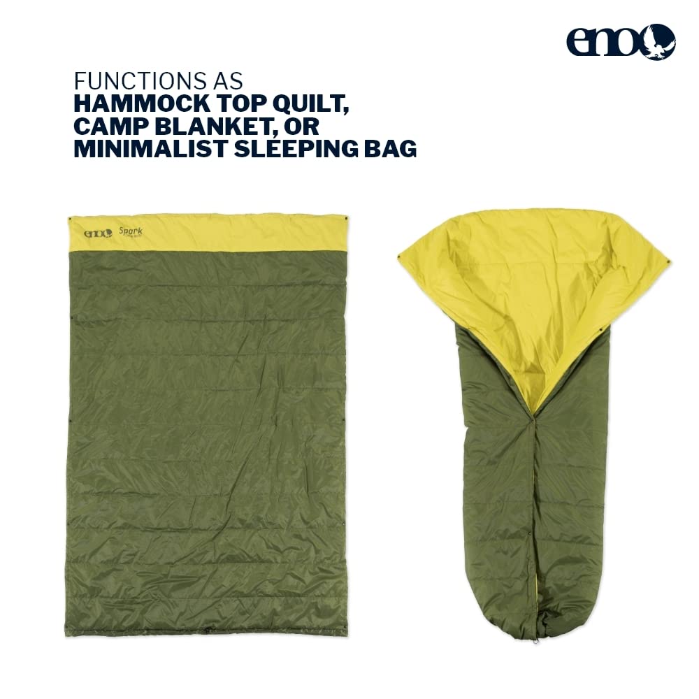Convertible Camp Quilt, Hammock Blanket and Sleeping Bag