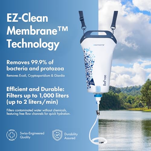 6-Liter Gravity Water Filter for Camping and Backpacking