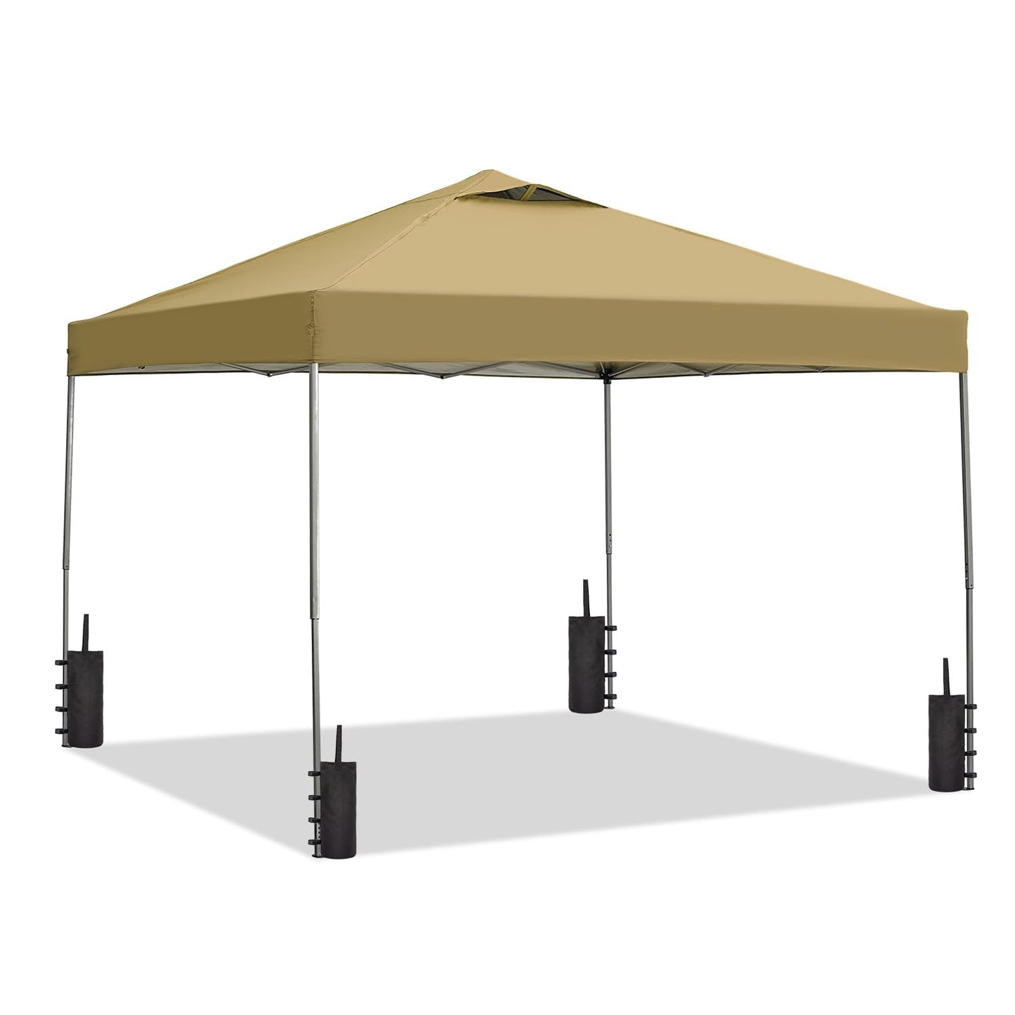 10x10 One-Push Canopy Tent with Adjustable Height