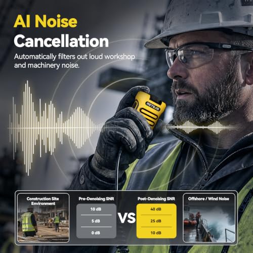 Retevis RB48 Waterproof Heavy Duty Walkie Talkies(2 Pack) Yellow