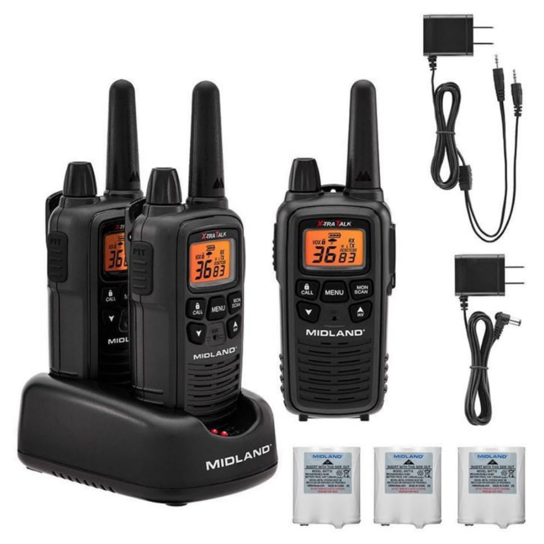 36-Channel Long-Range Two-Way Radios with NOAA Weather Alerts