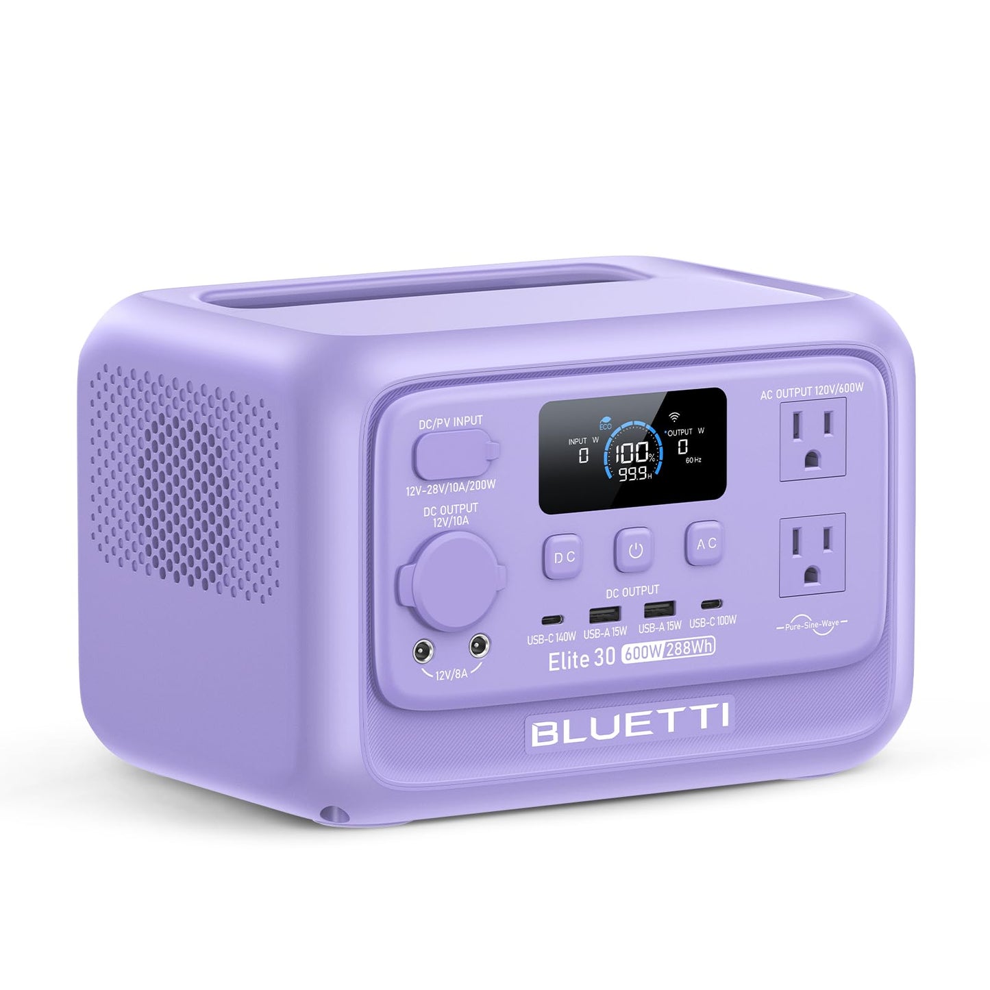 288Wh LiFePO4 Portable Power Station with 600W Output