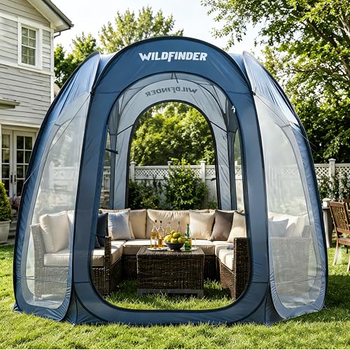 10 x 10 Pop-Up Screen House Tent for 4–6 People