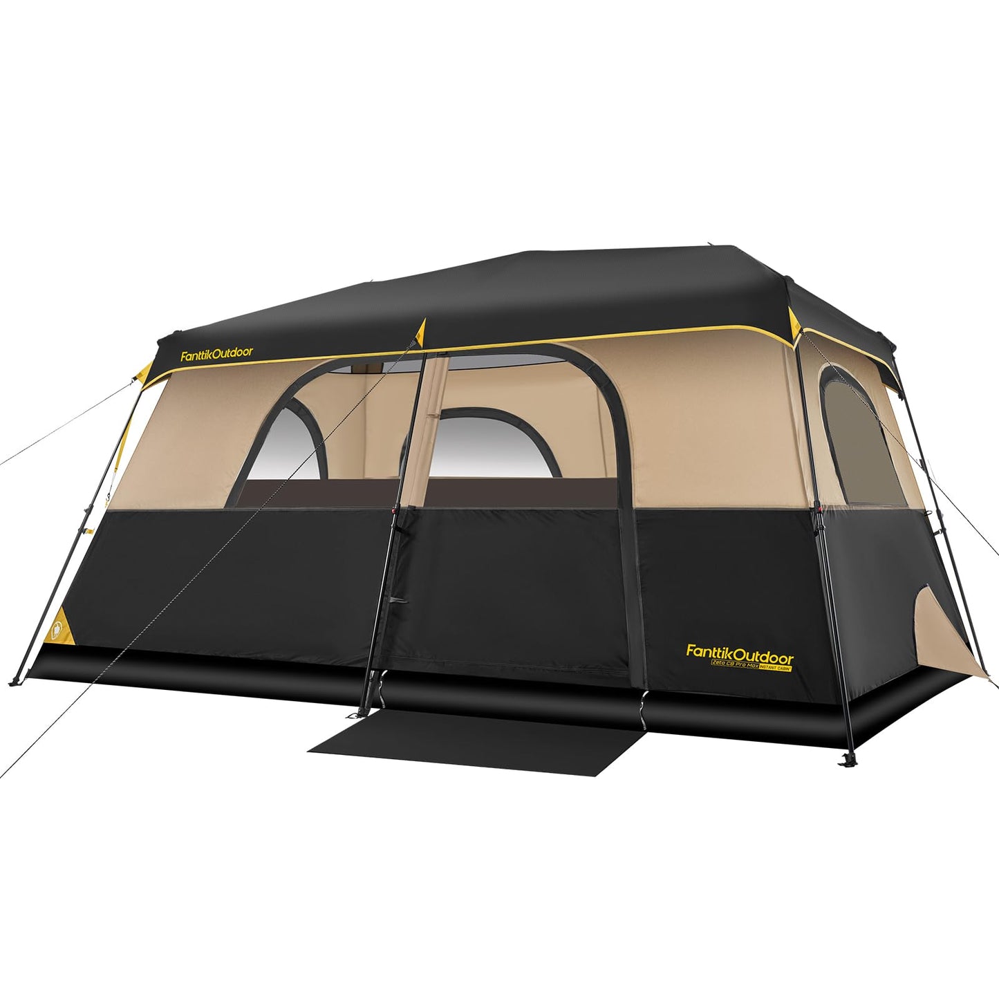 Instant Cabin Camping Tent with Rainfly and Carry Bag