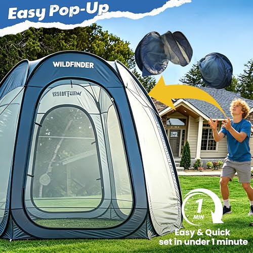 10 x 10 Pop-Up Screen House Tent for 4–6 People