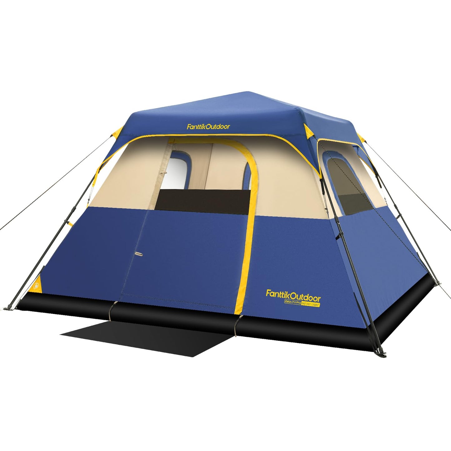 Instant Cabin Camping Tent with Rainfly and Carry Bag