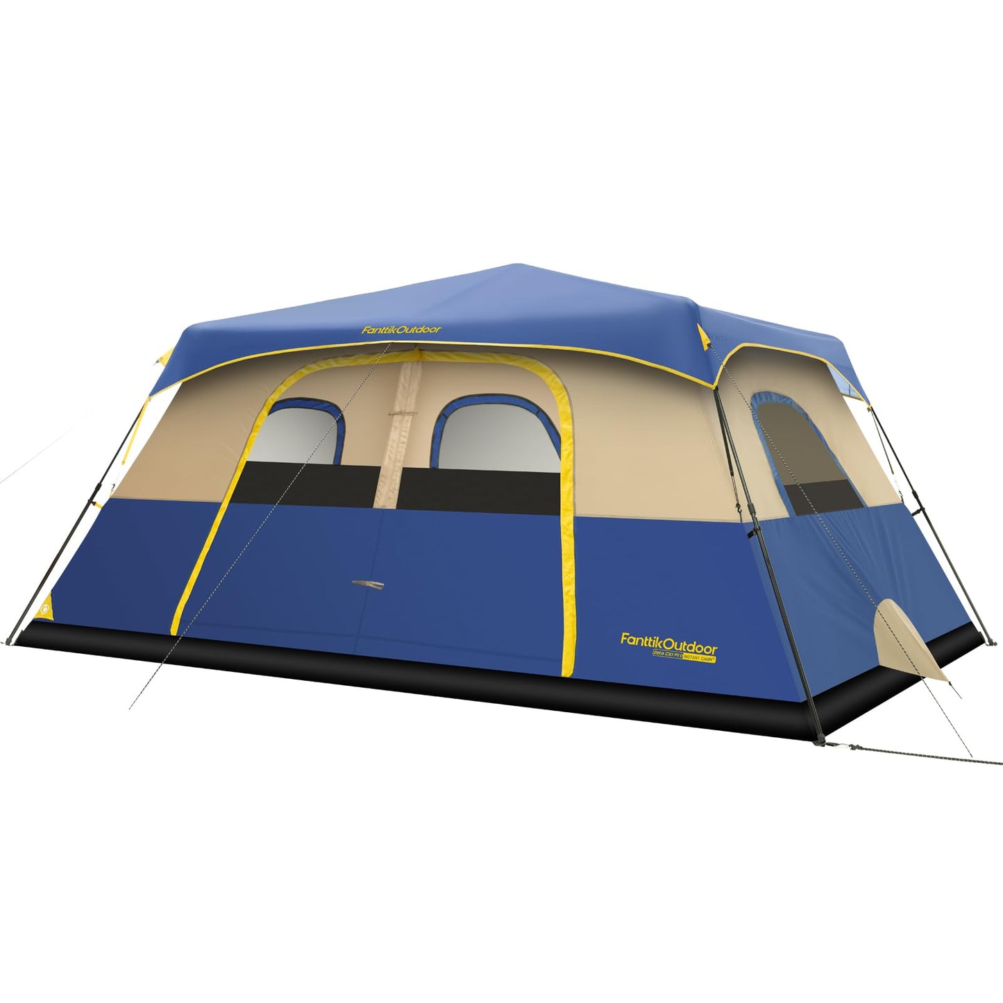 Instant Cabin Camping Tent with Rainfly and Carry Bag