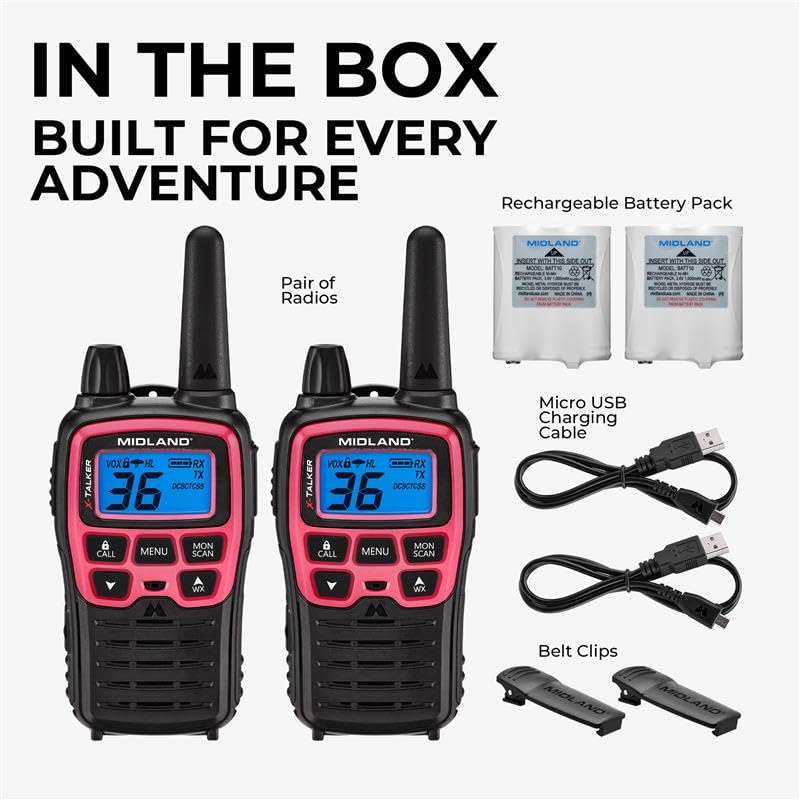Long-Range Two-Way Radios with NOAA Weather Alerts