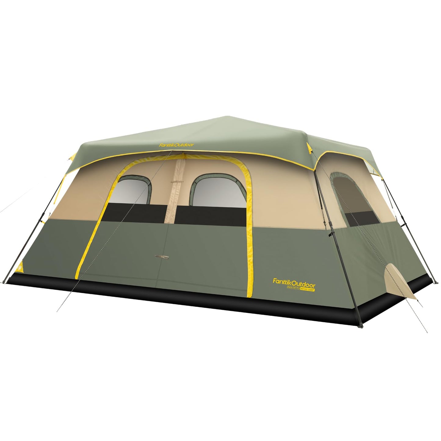 Instant Cabin Camping Tent with Rainfly and Carry Bag