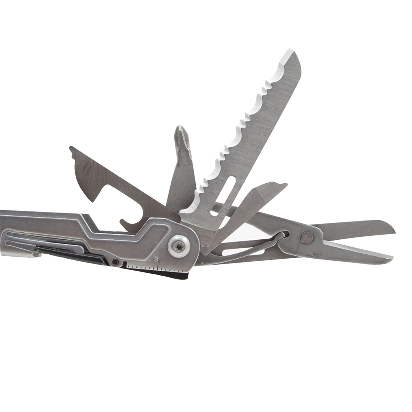 18-in-1 Compact Stainless Steel Multi-Tool with Pliers
