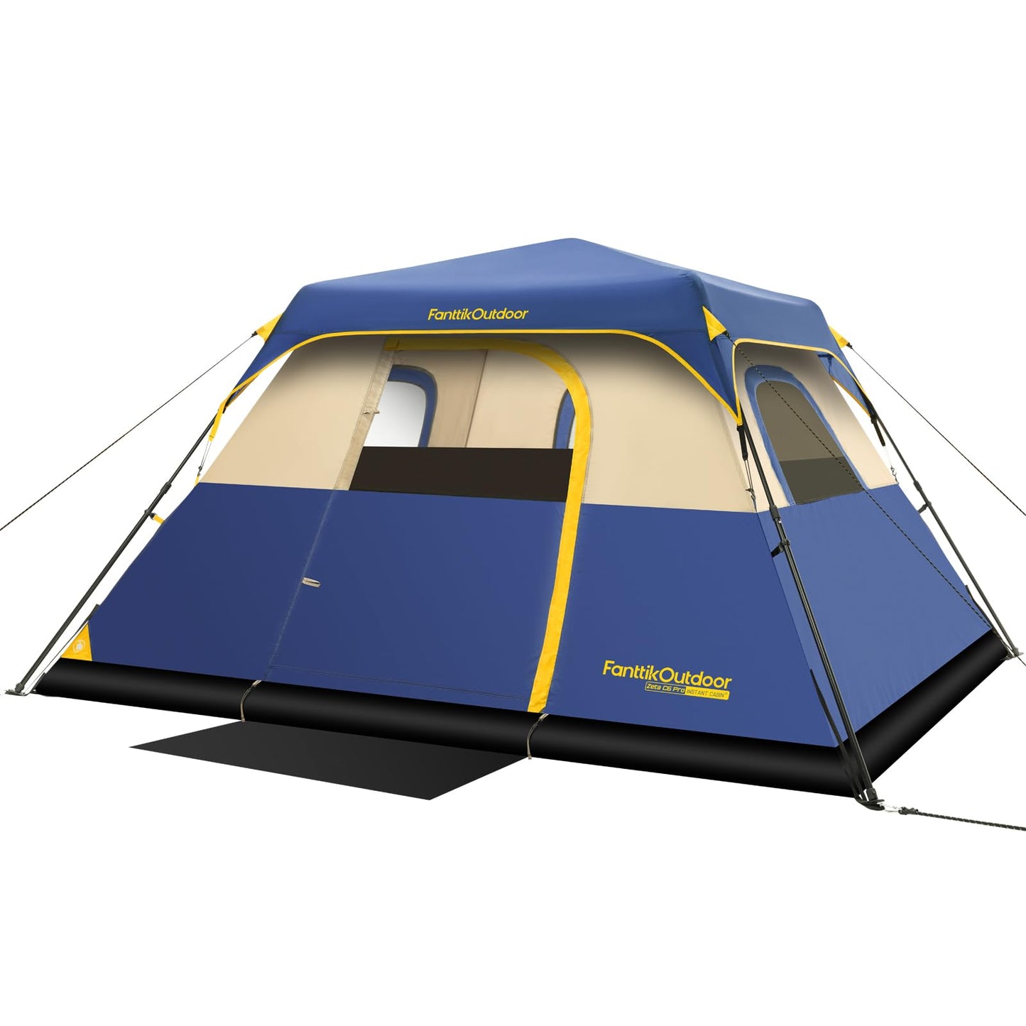 Instant Cabin Camping Tent with Rainfly and Carry Bag