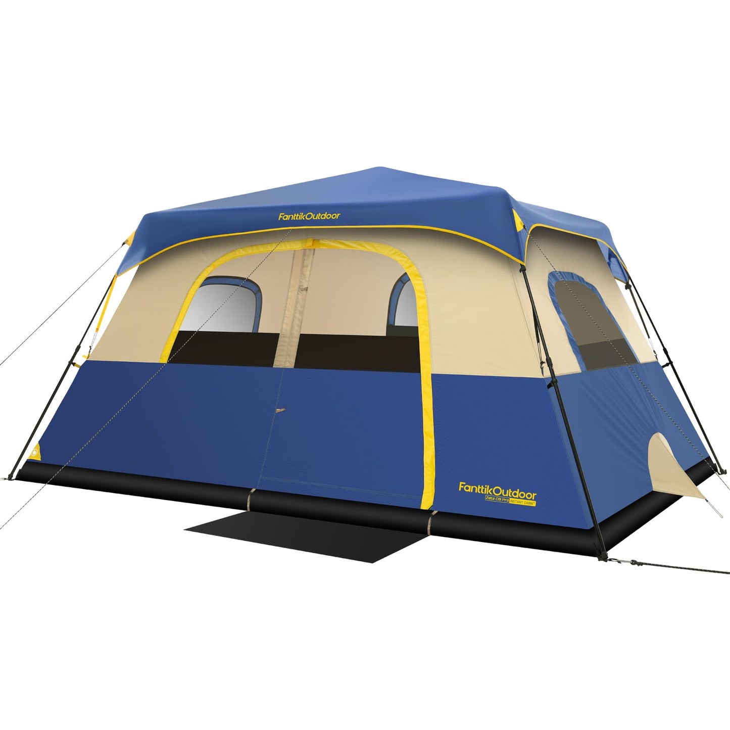 Instant Cabin Camping Tent with Rainfly and Carry Bag