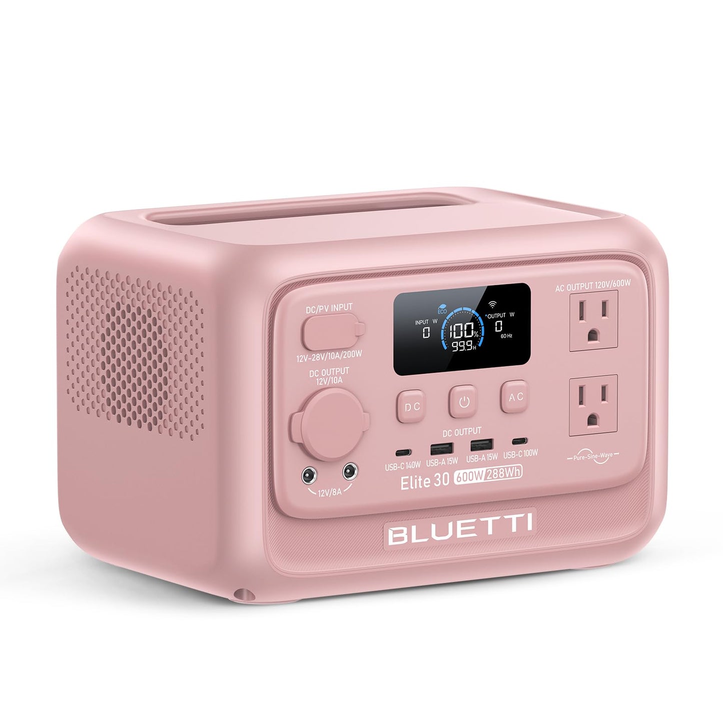 288Wh LiFePO4 Portable Power Station with 600W Output