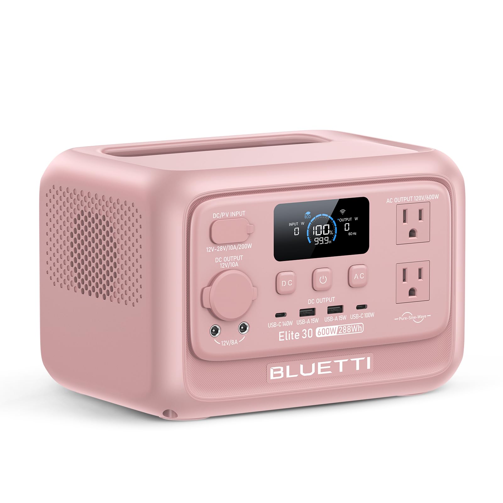 288Wh LiFePO4 Portable Power Station with 600W Output