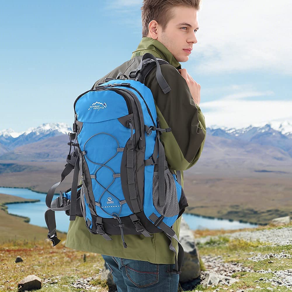 Lightweight 40L Hiking Backpack with Waterproof Rain Cover