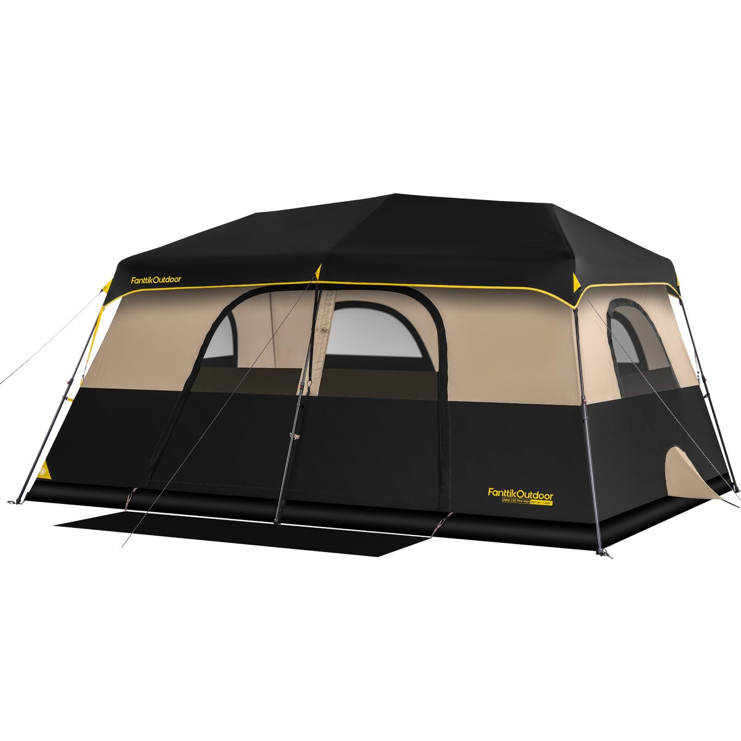 Instant Cabin Camping Tent with Rainfly and Carry Bag