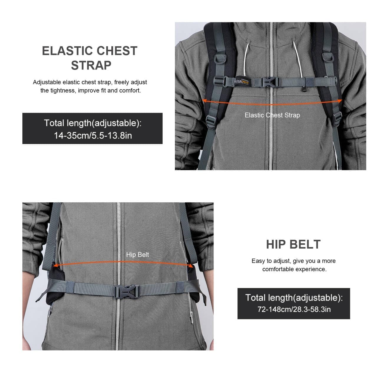 Lightweight 40L Hiking Backpack for Camping and Travel