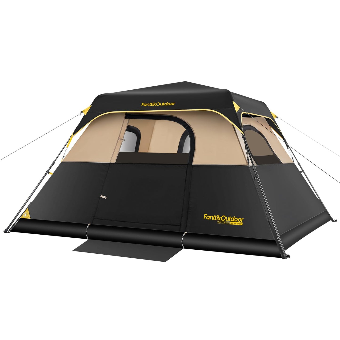 Instant Cabin Camping Tent with Rainfly and Carry Bag