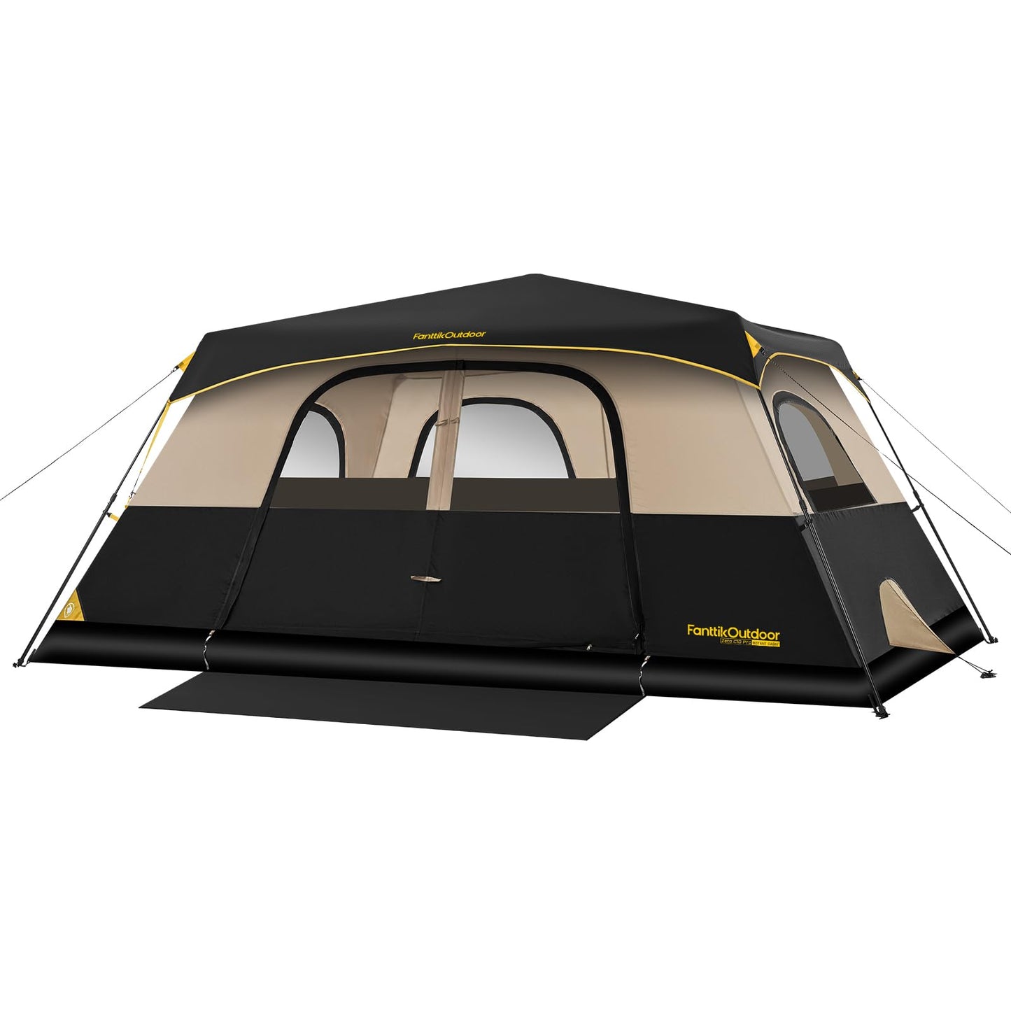 Instant Cabin Camping Tent with Rainfly and Carry Bag