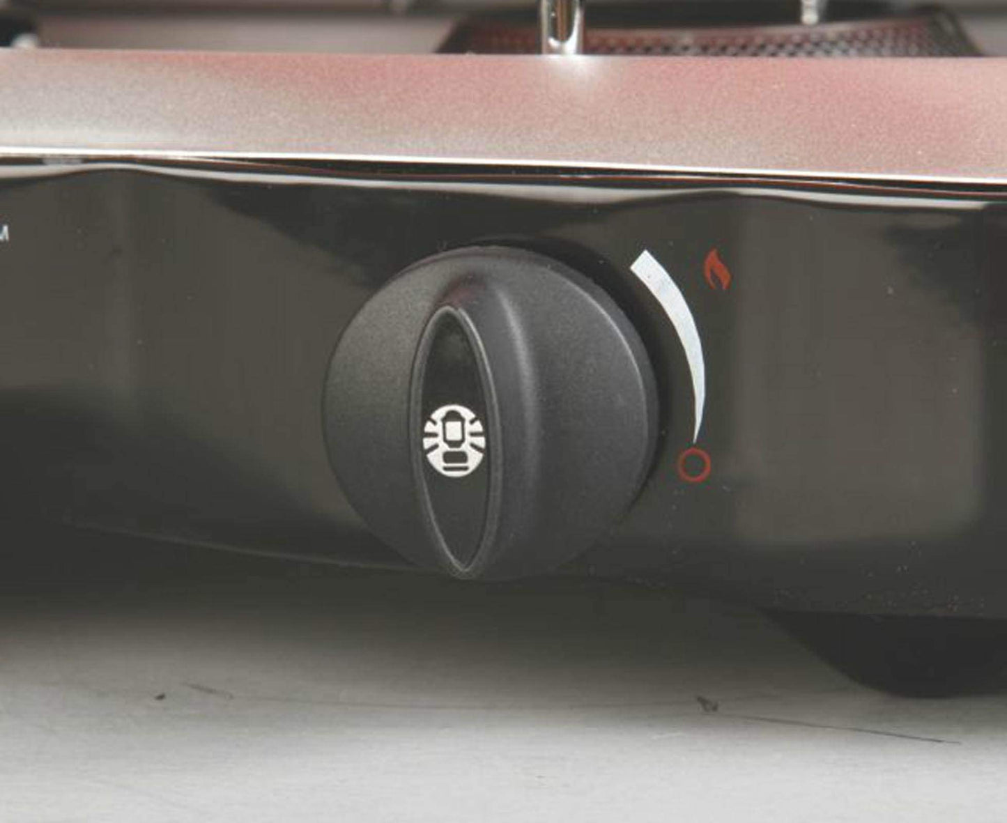 Portable 2-Burner Propane Camping Stove with Wind Guards