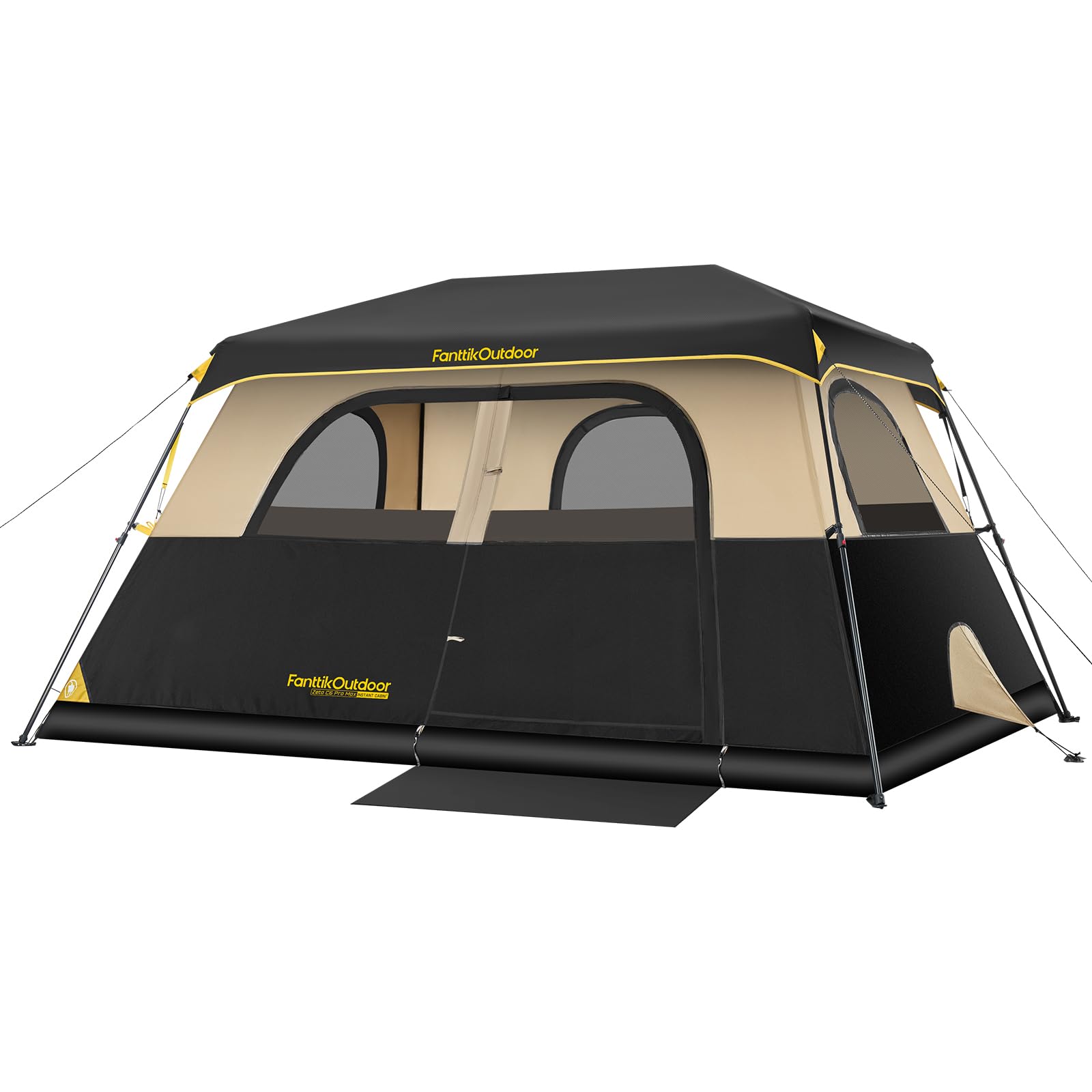 Instant Cabin Camping Tent with Rainfly and Carry Bag