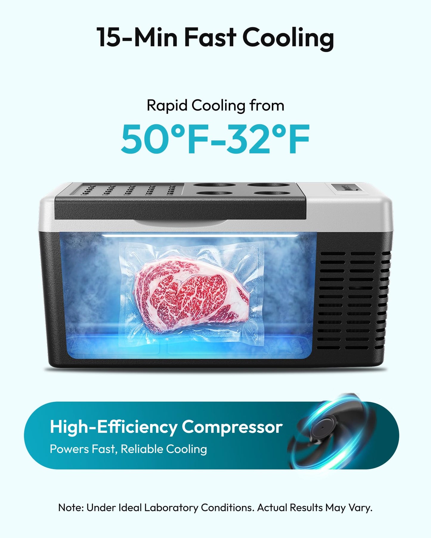 EUHOMY 12 Volt Refrigerator,