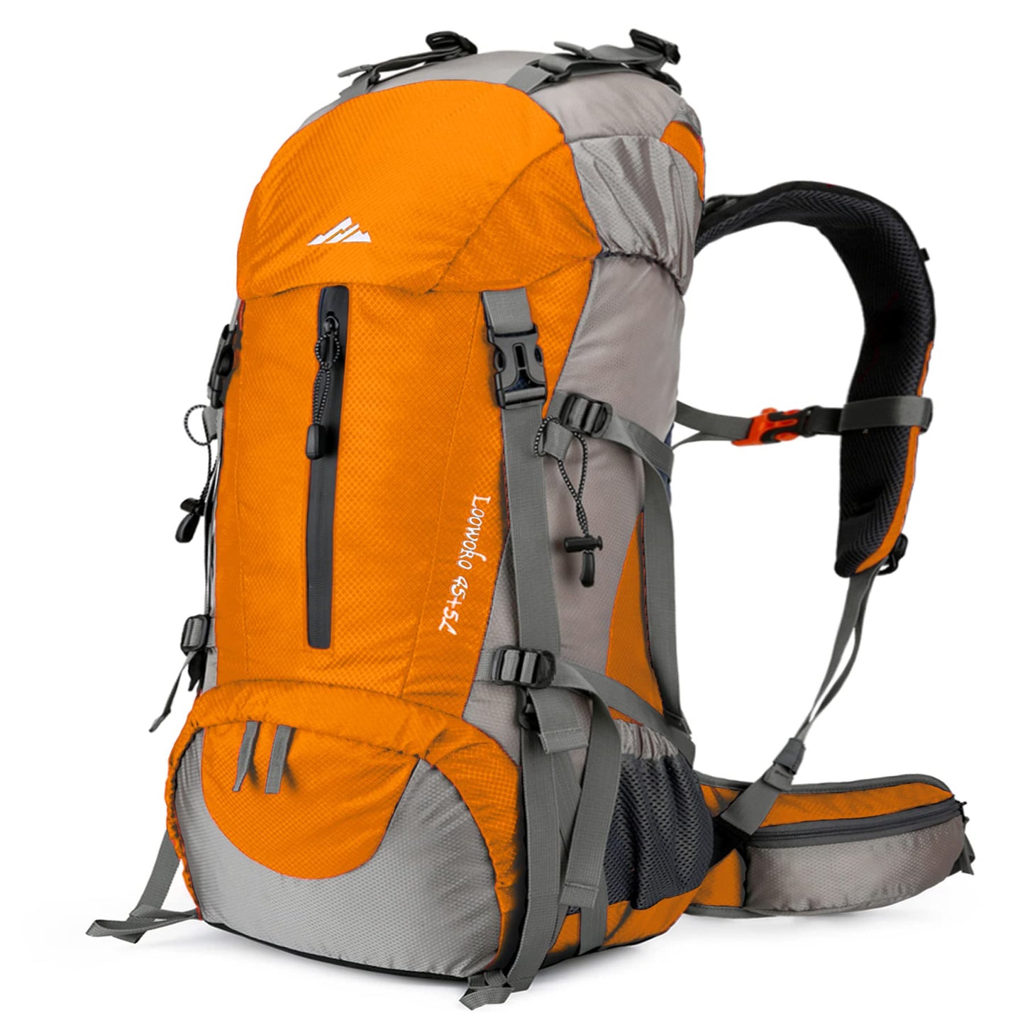 Waterproof 50L Hiking Backpack with Rain Cover