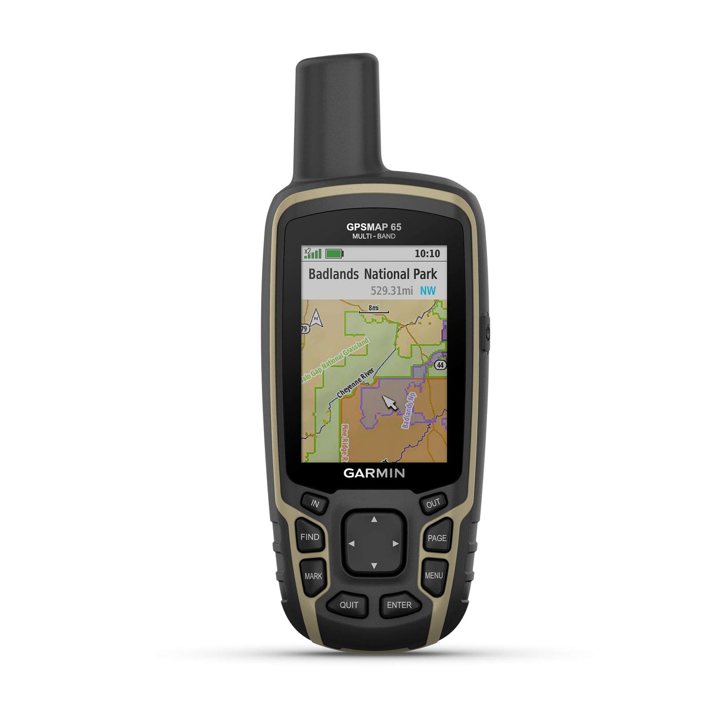Multi-Band Handheld GPS Navigator with Altimeter and Compass