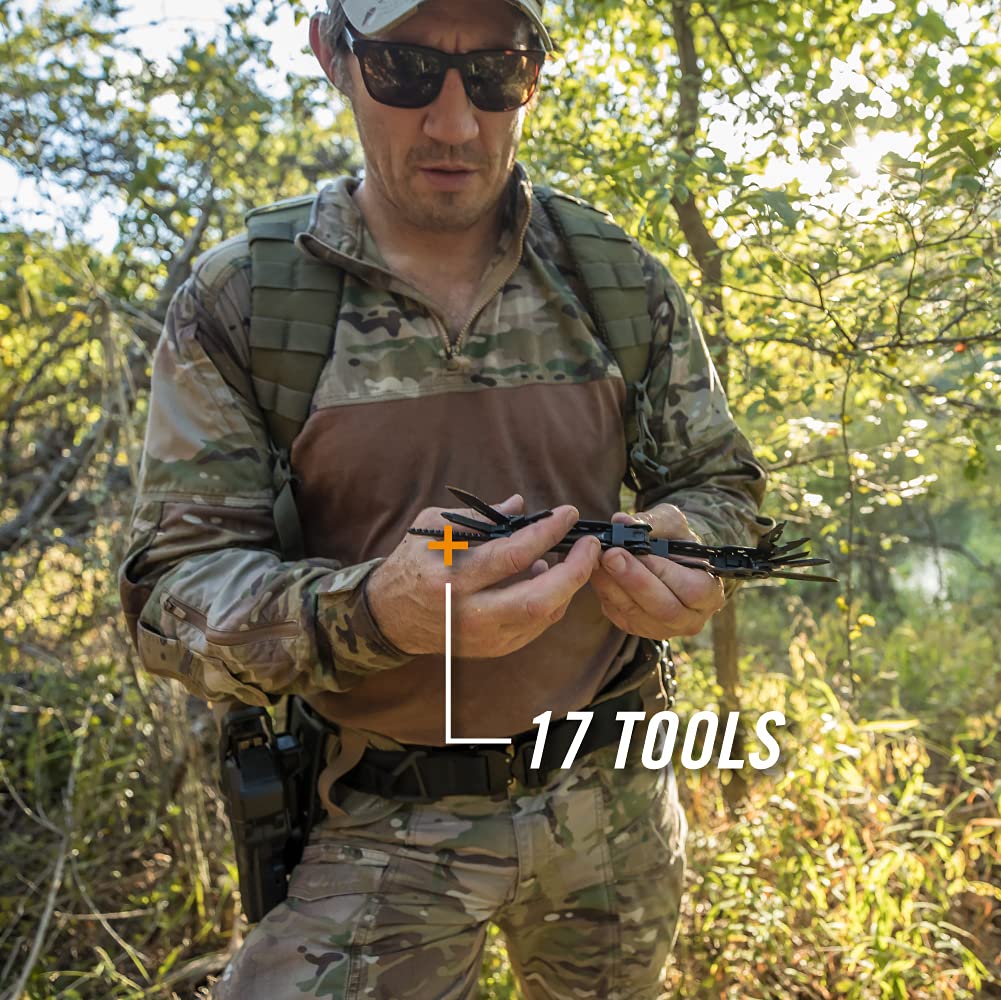 17-in-1 Multi-Tool with Pliers, Knife and Screwdriver