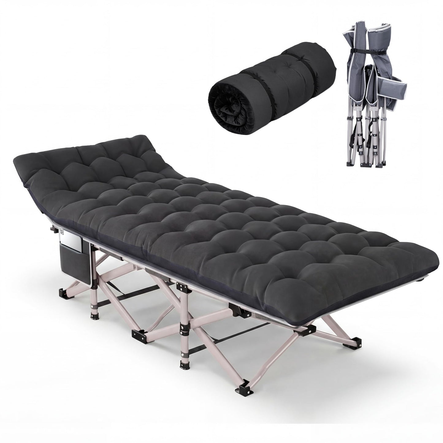 LUCKPRO Folding Camping Cot for Adults