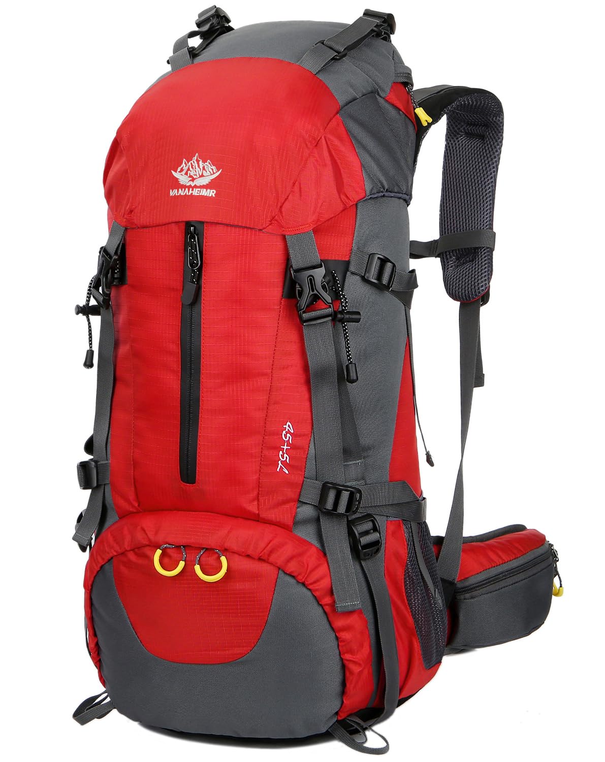 Waterproof 50L Hiking Backpack with Rain Cover