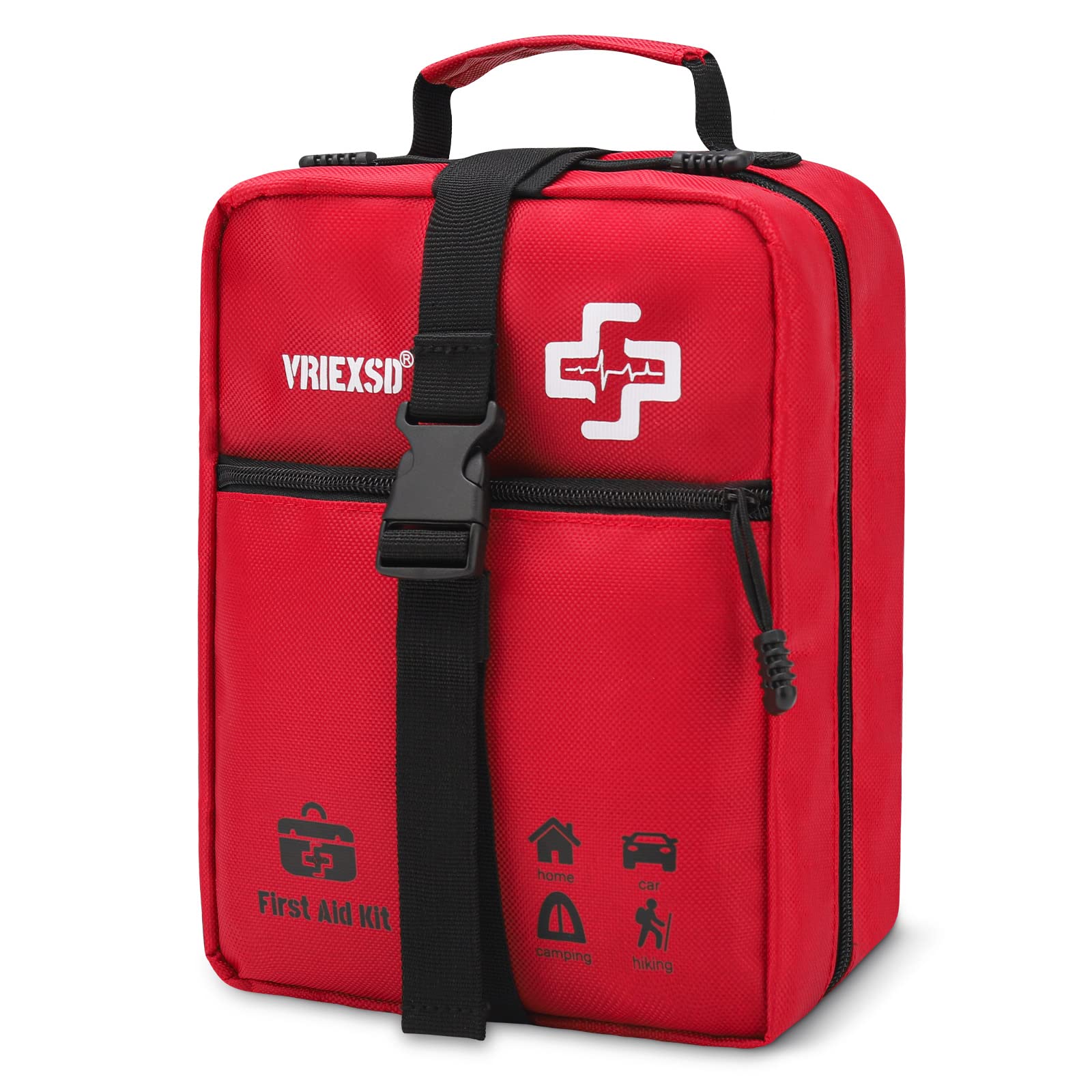 400-Piece Large Emergency First Aid Kit for Home and Outdoors