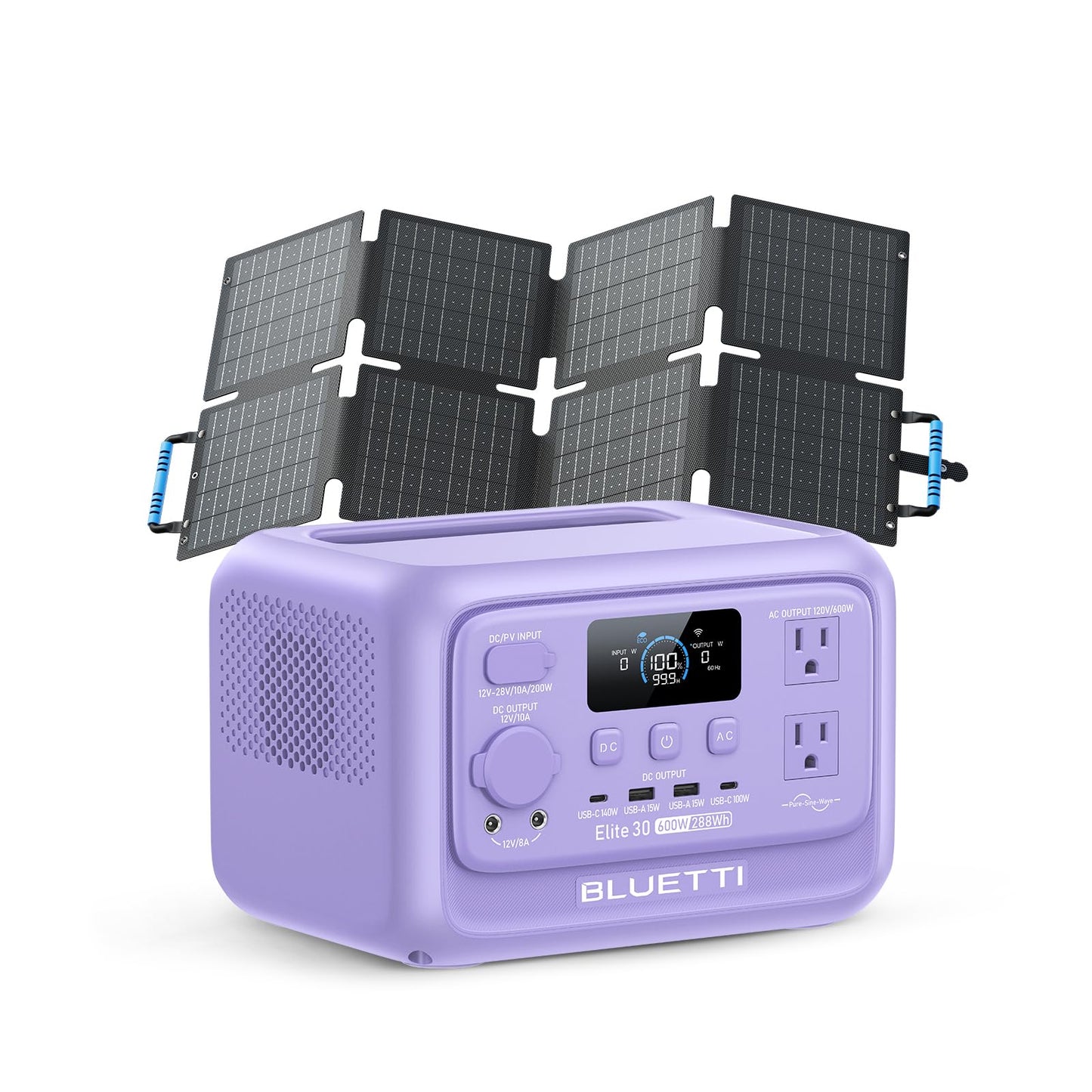288Wh LiFePO4 Portable Power Station with 600W Output