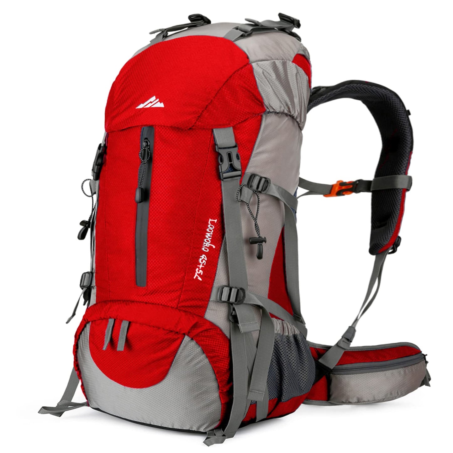 Waterproof 50L Hiking Backpack with Rain Cover