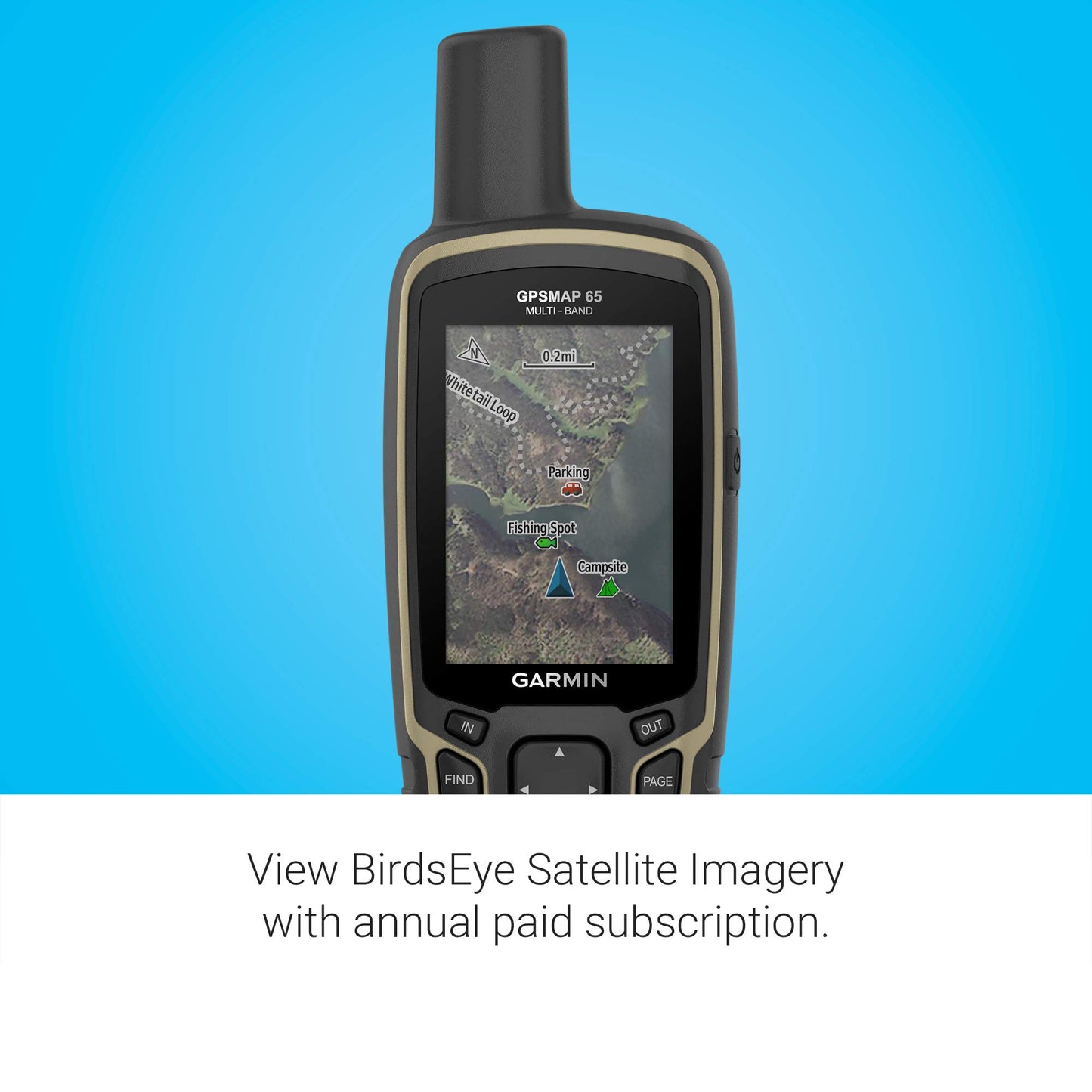 Multi-Band Handheld GPS Navigator with Altimeter and Compass