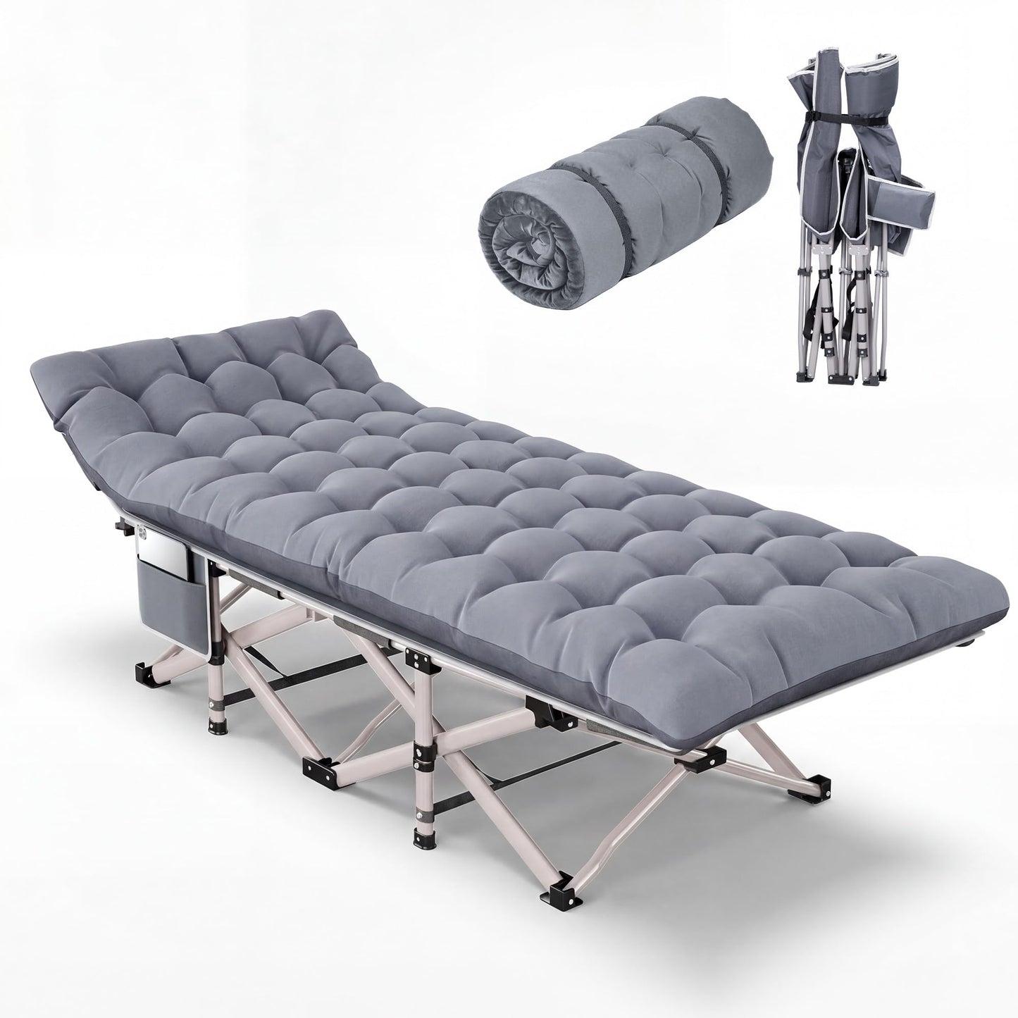 LUCKPRO Folding Camping Cot for Adults