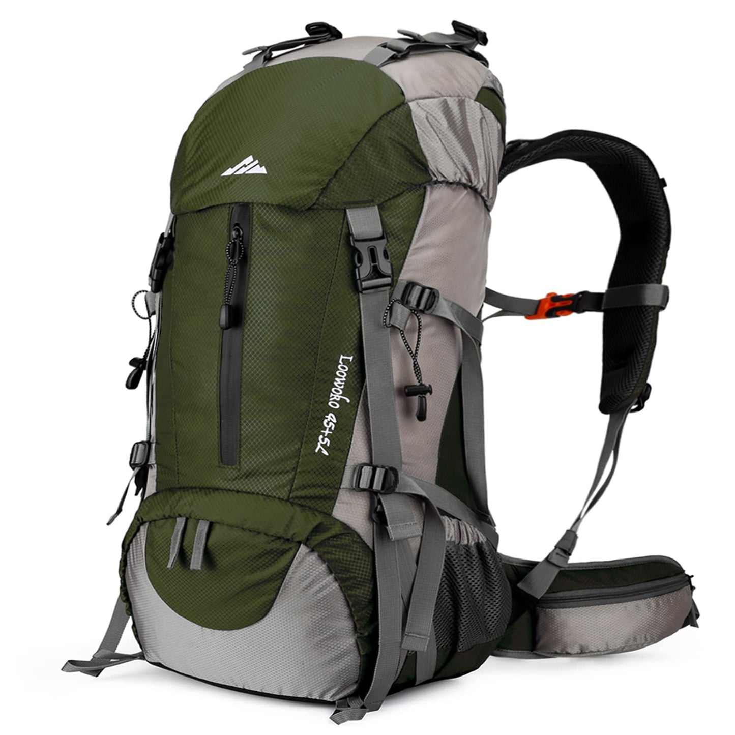 Waterproof 50L Hiking Backpack with Rain Cover