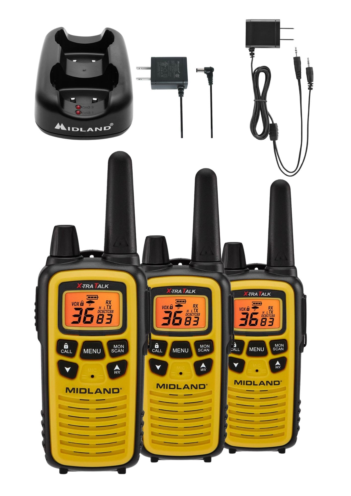 36-Channel Long-Range Two-Way Radios with NOAA Weather Alerts