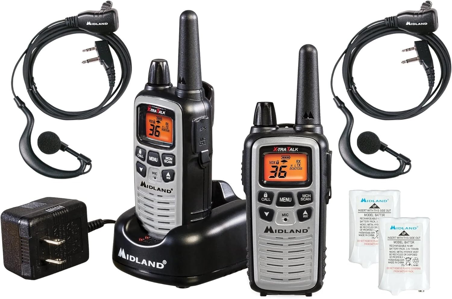36-Channel Long-Range Two-Way Radios with NOAA Weather Alerts