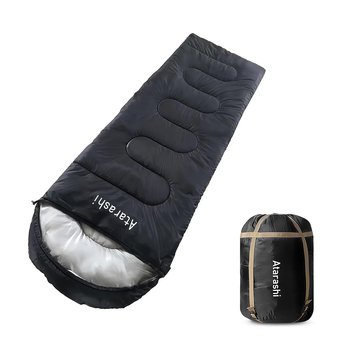 Extra-Large 4-Season Sleeping Bag with Compression Sack