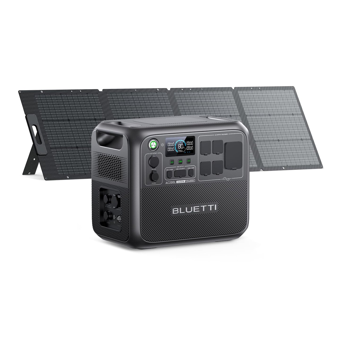 2048Wh LiFePO4 Portable Power Station with 2400W Output