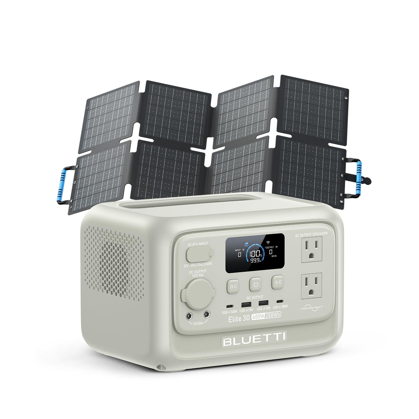 288Wh LiFePO4 Portable Power Station with 600W Output
