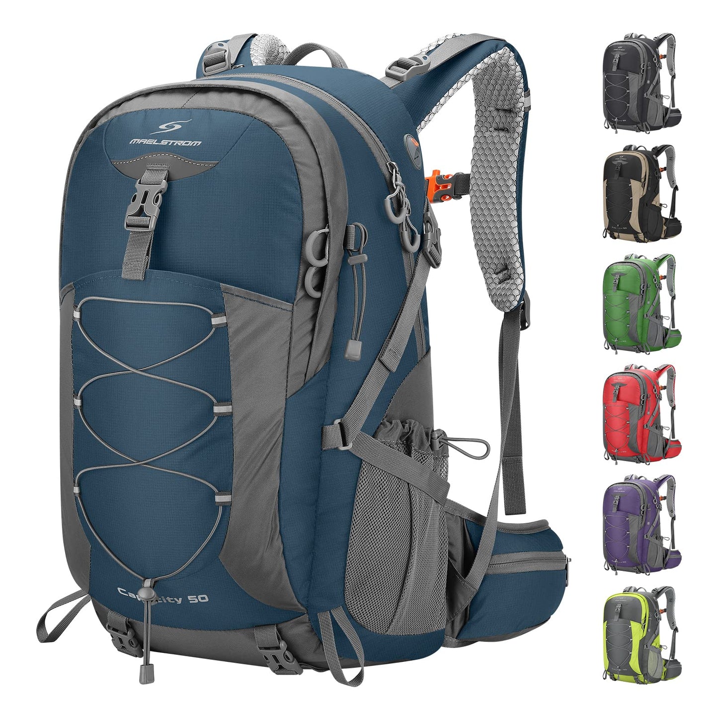 Waterproof 40L Hiking Backpack with Rain Cover