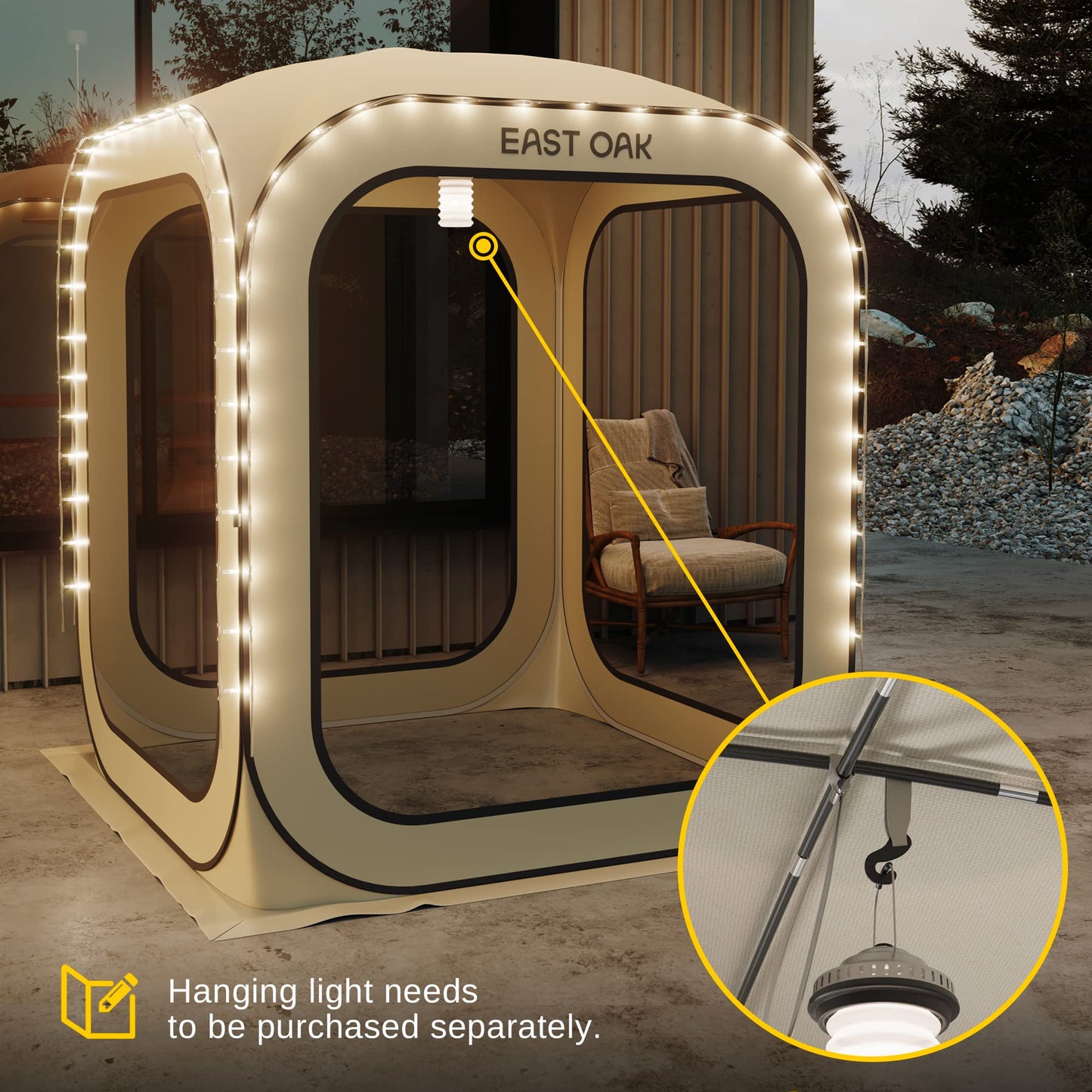 Portable Pop-Up Screen House Tent with Carry Bag